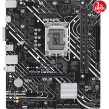 Asus Prıme H610M-K Intel H610 Lga1700 Ddr5 5600 Hdmı Vga M2 Usb3.2 Matx (Prıme H610M-K) Anakart