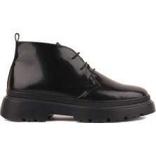 Saillaker’s Sail Lakers - Siyah Açma Deri Erkek Bot