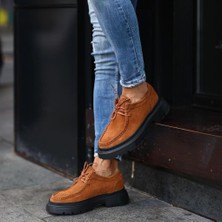 Sail Laker's - Taba Süet Bağcıklı Erkek Günlük Ayakkabı 101-9009-H1308