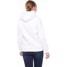 Backpacker Kadın Sweatshirt Kapüşonlu Ekru