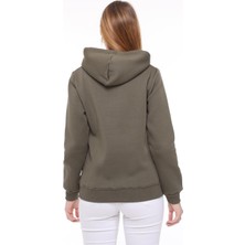 Backpacker Kadın Sweatshirt Kapüşonlu Haki