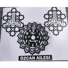 Mrc Hediye Sepeti 3 Lü Duvar Saati Seti