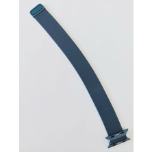 Decopratic Apple Watch Uyumlu Metal Kordon 38/40/41 Koyu Mavi