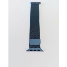 Decopratic Apple Watch Uyumlu Metal Kordon 38/40/41 Koyu Mavi
