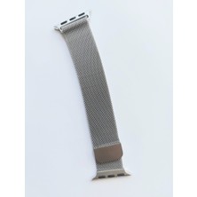 Decopratic Apple Watch Uyumlu Metal Kordon 38/40/41 Gümüş