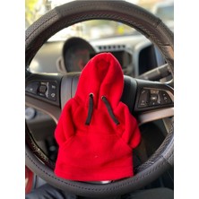 Ssauto Shop Kapşonlu Sweatshirt Polar Vites Kılıfı Kırmızı