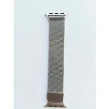 Decopratic Apple Watch Uyumlu Metal Kordon 42/44/45/49 mm Gümüş