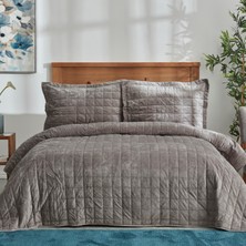 Karaca Home Noela Çift Kişilik Kapitone Yatak Örtüsü Gri