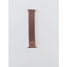 Decopratic Apple Watch Uyumlu Metal Kordon 42/44/45/49 mm Pembe