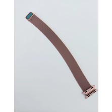 Decopratic Apple Watch Uyumlu Metal Kordon 42/44/45/49 mm Pembe