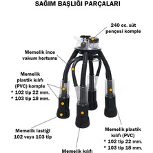 Sezer 240 cc Sağım Başlığı (102 Plastik Kılıf)