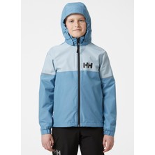 Helly Hansen Mavi Erkek Çocuk Kapüşonlu Uzun Kollu Kayak Montu HHA.41728-HHA.625  Jr Level Jacket