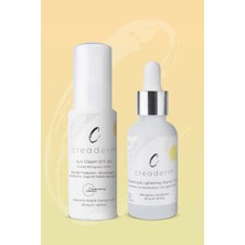 Creaderm Güneş Koruyucu Kremspf 50 & Vitamin C Aydınlandırıcı Canlandırıcı Set