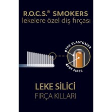 Rocs Smokers Leke Silici Diş Fırçası - Orta Sert - Kahve Kıl