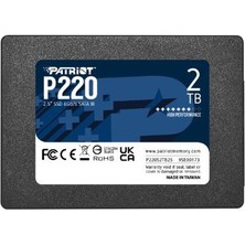 Patriot P220 2TB 550/500MB/s 2.5" SATA3 SSD Disk (P220S2TB25)