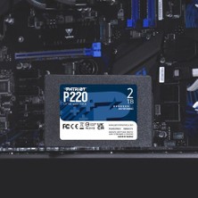 Patriot P220 2TB 550/500MB/s 2.5" SATA3 SSD Disk (P220S2TB25)