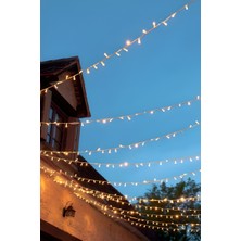 Hazar Led 10 Metre Gün Işığı İp Led Yılbaşı Süsü IP65 Dış Mekan Eklenebilir Beyaz Kablolu Dekoratif Led Işık
