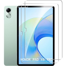 M.TK Moveteck Honor Pad X8 Pro 11.5" Tablet Uyumlu Nano Kırılmaz Ekran Koruyucu Şeffaf Cam Esnek Tam Kaplama