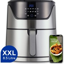 Kumtel Inox Digital Fastfryer (Yağsız Fritöz Airfryer) HAF-08