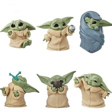 Zaox 6'lı Star Wars Baby Yoda Oyuncak (Yurt Dışından)