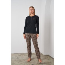 Pjs Kadın Uzun Kollu Pijama Takımı 24512