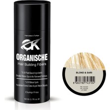 4 Kutu 200 Gram Organische Hair Building Fibers Sarı Saç Lifi Topik