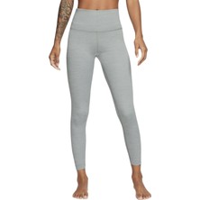 Nike Yoga Luxe Leggings High Rise Yüksek Belli Lazer Kesim 7/8 Toparlayıcı Soft Tayt Gri