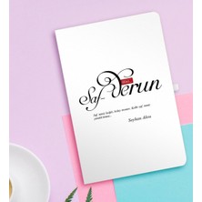 BK Kişiye Özel Mânâ Safderun Beyaz Defter