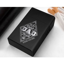 BK Gift Kişiye Özel Isimli Siyah Metal Sigara Tabakası