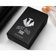 BK Gift Kişiye Özel Isimli Siyah Metal Sigara Tabakası2