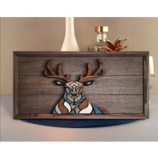 Bk Gift Özel Yapım Kabartma Figür Temalı Meşe Ağacı Ahşap Tablo, Ev Dekorasyonu, Duvar Dekoru, Ev Hediyesi-2