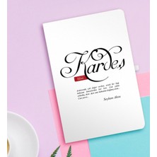 BK Kişiye Özel Mânâ Kardeş Beyaz Defter