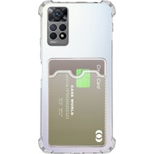 Case World Caseworld Xiaomi Redmi Note 12 Pro 4g Kapak Kamera Korumalı Kartlıklı Darbe Emici Özellikli Şeffaf Silikon Kılıf