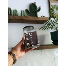 Home Art Nova Kavanoz Coffe Yazılı Cam Kavanoz 1 Adet