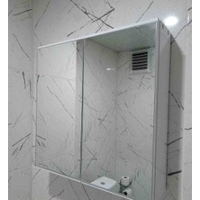 Tfb Banyo Dolabı Aynalı Üst Modül 60CM Çift Kapaklı