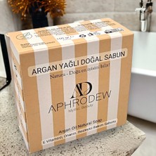 Aphrodew Argan Yağlı Vegan Doğal Sabun - E Vitaminli Onarıcı Besleyici Bakım Sabunu - 100 gr