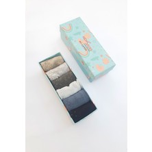 Mem Socks 6'lı Organik Pamuklu Kaydırmaz Çocuk Çorabı