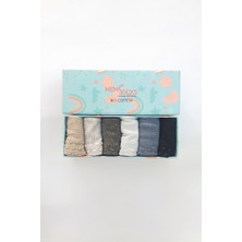 Mem Socks 6'lı Organik Pamuklu Kaydırmaz Çocuk Çorabı