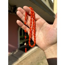 Kehribar Store Erkek Osmanlı Sıkma Kehribar Habbeden Patinli Benzetme Usta Işçilikli Tesbih Sertifikalı