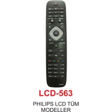 Lemi Shop Philips LCD Tüm Modellere Uygun Kumanda LCD-563