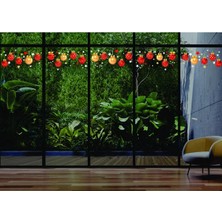 Yeni Yıl Merry Christmas Parti Malzemeleri Cam Duvar Sticker Setleri