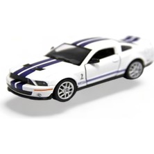 Peda Toy Metal Model Ford Lisanslı Die-Cast Araç 1,36 Çek Bırak Kapı Aç Kapa 2007 Ford Mustang Shelby GT500