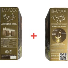 Maxx Deluxe Saç Boyası Set No:4,65 Şarap Kızılı