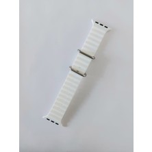 Decopratic Apple Watch Uyumlu Ocean Band 38/40/41 mm Beyaz
