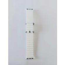 Decopratic Apple Watch Uyumlu Ocean Band 38/40/41 mm Beyaz