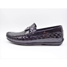 Güvener King Shoes Siyah Rugan Erkek Ayakkabı 4013