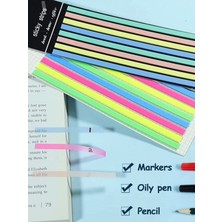 Ezoshop Uzun Serit Postit Seffaf Yapiskanli Not Kagidi Kirtasiye Post It - Uzun Şerit 6