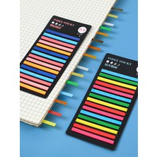 Ezoshop Kısa Serit Postit Seffaf Yapiskanli Not Kagidi Kirtasiye Post It - Kısa Şerit 9