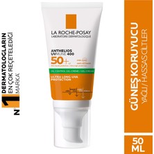 La Roche-Posay La Roche Posay La Roche-Posay Anthelios Uvmune Oil Control Spf 50+ Yağlı Ciltler Için Yüz Güneş Kremi