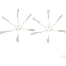 Srfn Ticaret Xiaomi Roborock S6 S6 Max S6 Max S60 Yeni Nesil 6 Kollu Beyaz Yan Fırça - 4 Adet